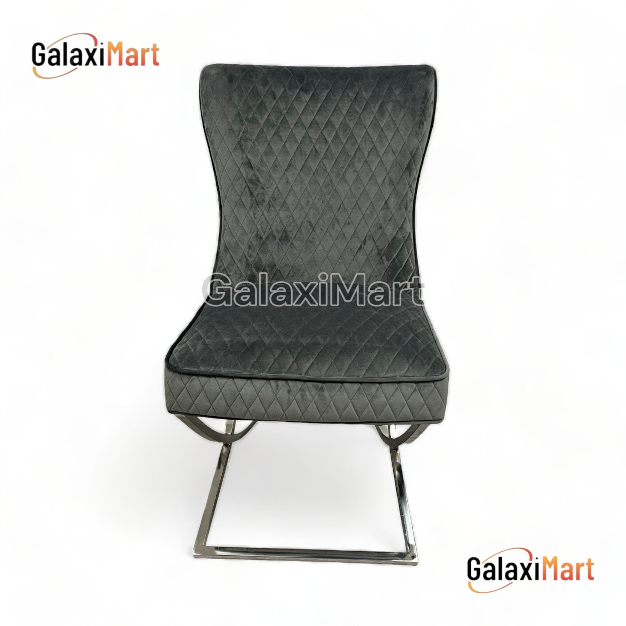 Louis Grey Marble Dining Table 150cm+180cm+200cm + Sandhurst Button Back Plush Mink Velvet Dining Chairs