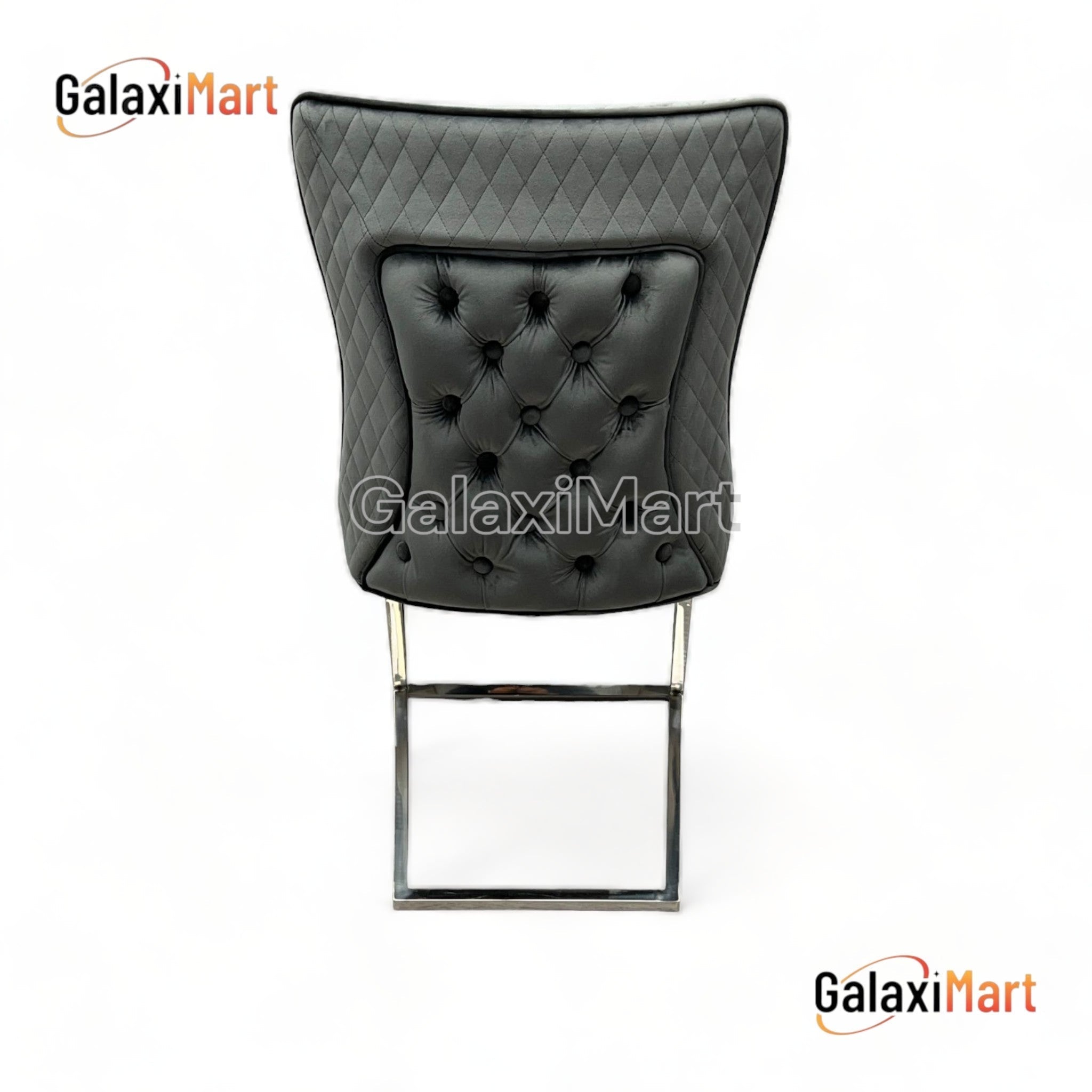 Louis Grey Marble Dining Table 150cm+180cm+200cm + Sandhurst Button Back Plush Mink Velvet Dining Chairs